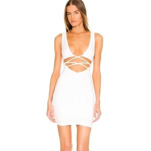 Superdown Analeisa Ruched Mini Dress